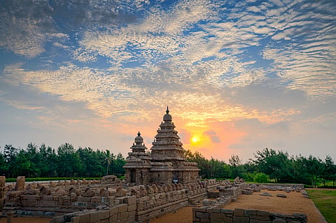 Shore Temple was built during the reign of Narasimhavarman II